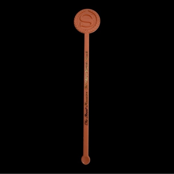 Vintage Pink Swizzle Stick The Royal Hawaiian The Hotel on Waikiki Beach Hawaii - Picture 1 of 7